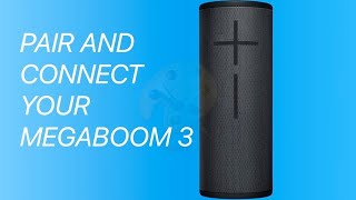 How to pair your ultimateears megaboom 3 to your device iOS or android  DT DailyTech [upl. by Derk]