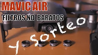 Filtros ND SUNNYLIFE asequibles para MAVIC AIR y SORTEO [upl. by Maggie]