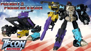 Patriot Prime Reviews the TFCON Baltimore Exclusive Obsidian Commander [upl. by Etnwahs]