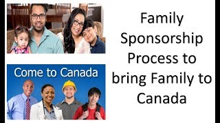 Family Sponsorship Process Bring your family to Canada [upl. by Saunder972]