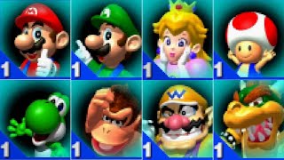 Mario Kart 64  All Characters [upl. by Vitoria269]