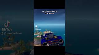 I didnt thank the bus driver fortnite skit funny gaming [upl. by Kopaz]