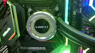 Lian Li Galahad 360mm AIO installation and Unboxing  Tech Land [upl. by Irrot296]