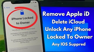 REMOVE APPLE ID How To Unlock iPhone Locked To Owner Without Apple iD Without Computer 2024 [upl. by Darnok]