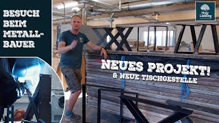 So werden unsere Tischgestelle hergestellt  Neues Upcycling Projekt Teil 1  HolzLiebling DIY [upl. by Grishilde770]