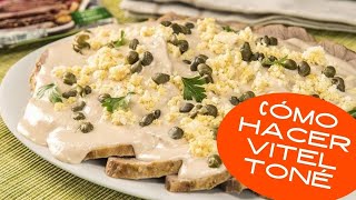 La receta original del vitel toné fácil y rápido [upl. by Nagah647]