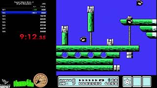 SMB3 Speedrun any warpless new PB 543592 [upl. by Naitsihc938]