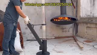 outdoor wood pellet heater [upl. by Latrice]