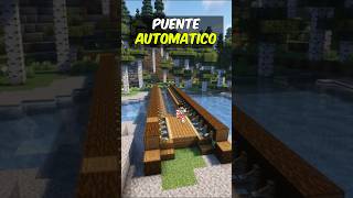 Como hacer un puente automatico en minecraft minecrafttrucos sv [upl. by Hgielram124]