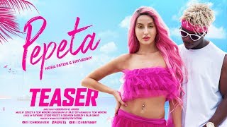 Pepeta  Nora Fatehi Rayvanny Music Video Teaser  2019 [upl. by Lawry]