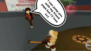 First Unedited Brawl Video Roblox Girlll 50kSTARS gets mad cause she lost 1v1 [upl. by Nosemyaj447]