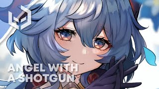 NIGHTCORE  ANGEL WITH A SHOTGUN Lyrics [upl. by Brandt]