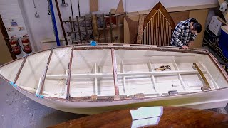 Internal Paint and Deck Structure Repairs  Healey Boat Restoration Part 9 [upl. by Otrebla904]