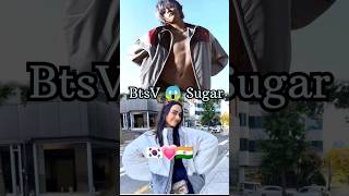 Taehyungs showing his Love for Sugar 🙈😘😌Vsakshmasrivastavchaleyakpopvbtstaetaehyung [upl. by Anelhtac]