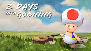 toad sings 2 days into gooning FULL SONG 2 days into college brain rot cover complete lyrics [upl. by Weld]