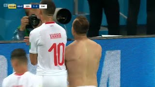 Xherdan Shaqiri  Last minute winner vs Serbia 🇨🇭v🇷🇸 Russia World Cup 2018 [upl. by Acire]