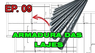 🏗EP 9  ARMADURA NAS LAJES [upl. by Allyson]