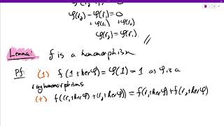 Section 33 Quotient Rings Noether Isomorphism Theorem WellDefined and Ring Homomorphism [upl. by Aihsemak]