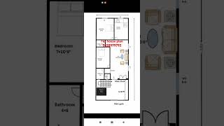 20×50 house plan1000 sqft home design houseplans house housedesign home [upl. by Eidas]