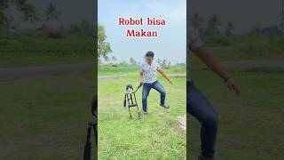 Robot bisa dimakan kreatif comedy lucu tips hiburan shortvideo [upl. by Ilenay412]