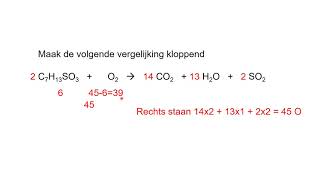 Oefeningen met kloppend maken van reactievergelijkingen [upl. by Durante179]