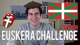 EUSKERA CHALLENGE NIVEL PRO TXAPELDUN  Reto de idiomas Español vs Euskera [upl. by Kermie]