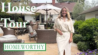 HOUSE TOUR  A Nancy MeyersInspired Cottage with Gorgeous Gardens in Laguna Beach California [upl. by Hank]