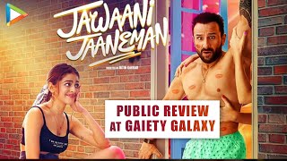 JAWAANI JAANEMAN Movie Review from Gaiety Galaxy  Saif Ali Khan  Tabu  Alaya F  Nitin K  FDFS [upl. by Walli313]