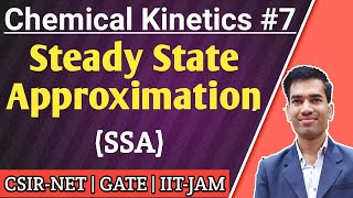 Steady State Approximation  SSA  Order of Complex Reactions  SSA for CSIR NET GATE IIT JAM [upl. by Solly]