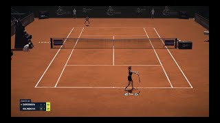 Tiebreak PS5 Pro Liudmila Samsonova Vs Anna Kalinskaya WTA Budapest Expert Difficulty [upl. by Vashti]