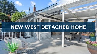 This New West Detached Home with VIEWS Has It All   Vancouver Real Estate [upl. by Kendyl]