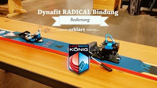 Dynafit Radical  Bedienung der Bindung [upl. by Adler]