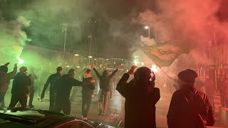 Werder Bremen Was für ein Empfang Die Fans feiern mit den DerbySiegern am Weserstadion [upl. by Fantasia]