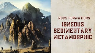 Rock Formations Igneous Metamorphic and Sedimentary Rocks [upl. by Leicester]