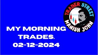 MYMORNINGTRADES02122024 [upl. by Tatiania]