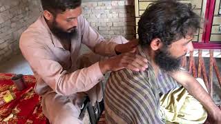 Relaxing head amp body massage by bengali street barber  RELAXING MASSAGE VIDEOBARBERS MASSAGE [upl. by Nediarb]