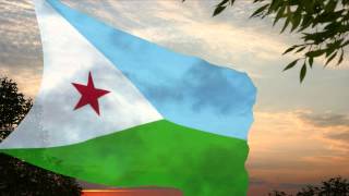 National Anthem of Djibouti ✪ Hymne national de Djibouti Nationalhymne Dschibuti [upl. by Nnairol]