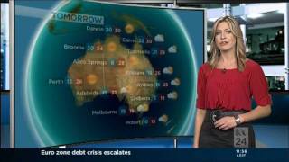 ABC WeatherPresenter Vanessa OHanlon [upl. by Inaffets]