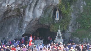 Chapelet du 1er octobre 2024 à Lourdes [upl. by Dorion]