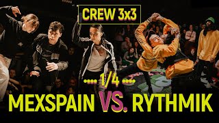 Mexspain vs Rythmik  Crew 3x3 14 Final  MoveampProve International 2018 [upl. by Etteyniv]