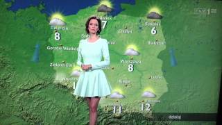 Hot Chick talks about weather at Poland [upl. by Yelnikcm]