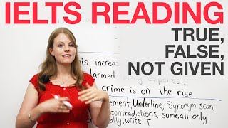 IELTS Reading strategies True False Not Given [upl. by Euqimod]