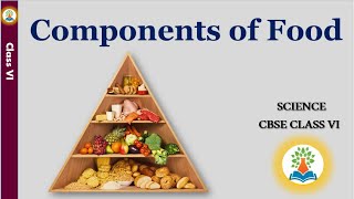 Components of Food  Science  Class VI  CBSE  NCERT [upl. by Eidderf843]