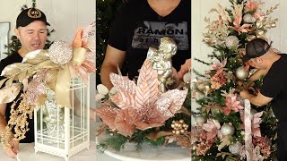 5 GLAM Christmas Decorations Ideas  How To Make Easy Christmas DIYS  Ramon At Home [upl. by Nnaarat]