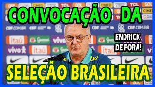 CONVOCAÇÃO DA SELEÇÃO BRASILEIRA  ELIMINATÓRIAS DA COPA DO MUNDO 2026 [upl. by Irtemed]