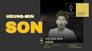 HEUNGMIN SON SKILLS amp GOALS NOMINEES BALLON D’OR 2022 [upl. by Trub513]