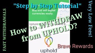 How to withdraw at UPHOLD  STEP by STEP GUIDE [upl. by Irme]