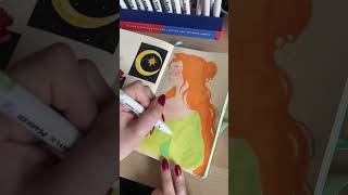 Acrylic markers spread [upl. by Yerag]