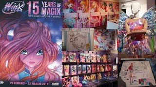 Winx Club In Mostra A Milano  Winx Club Exhibition Milan 15YearsOfMagix 15YearsOfWinx [upl. by Gnah]