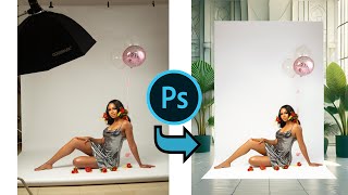 How to Transform and Add Creative amp Aesthetic Backgrounds on Studio Photos [upl. by Alton]